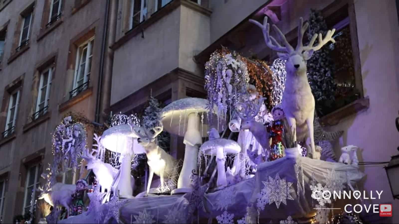 Christmas decorations in Strasbourg