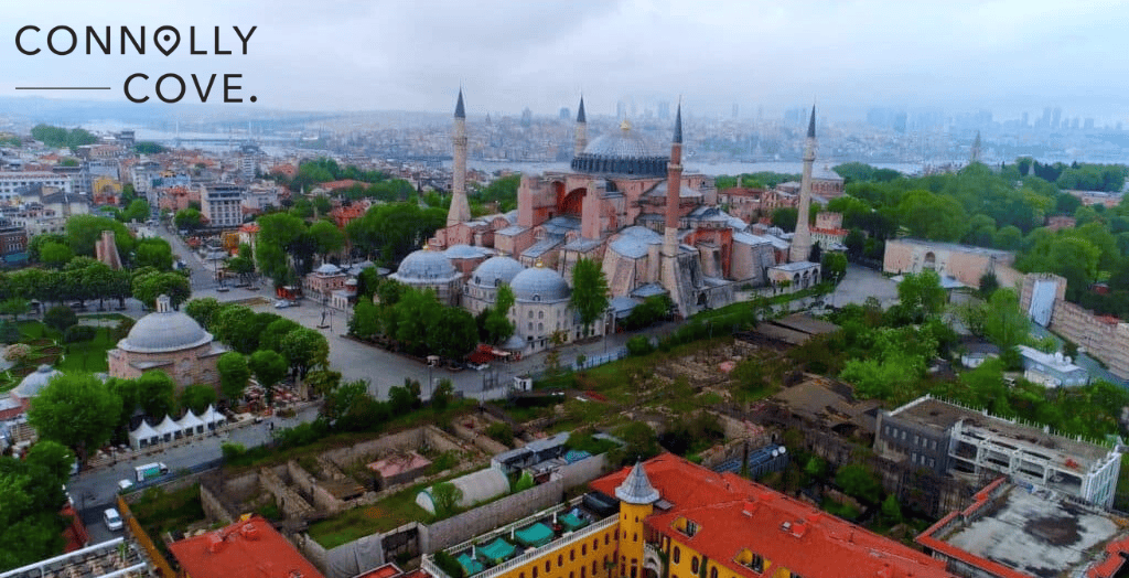Hagia Sofia from above
