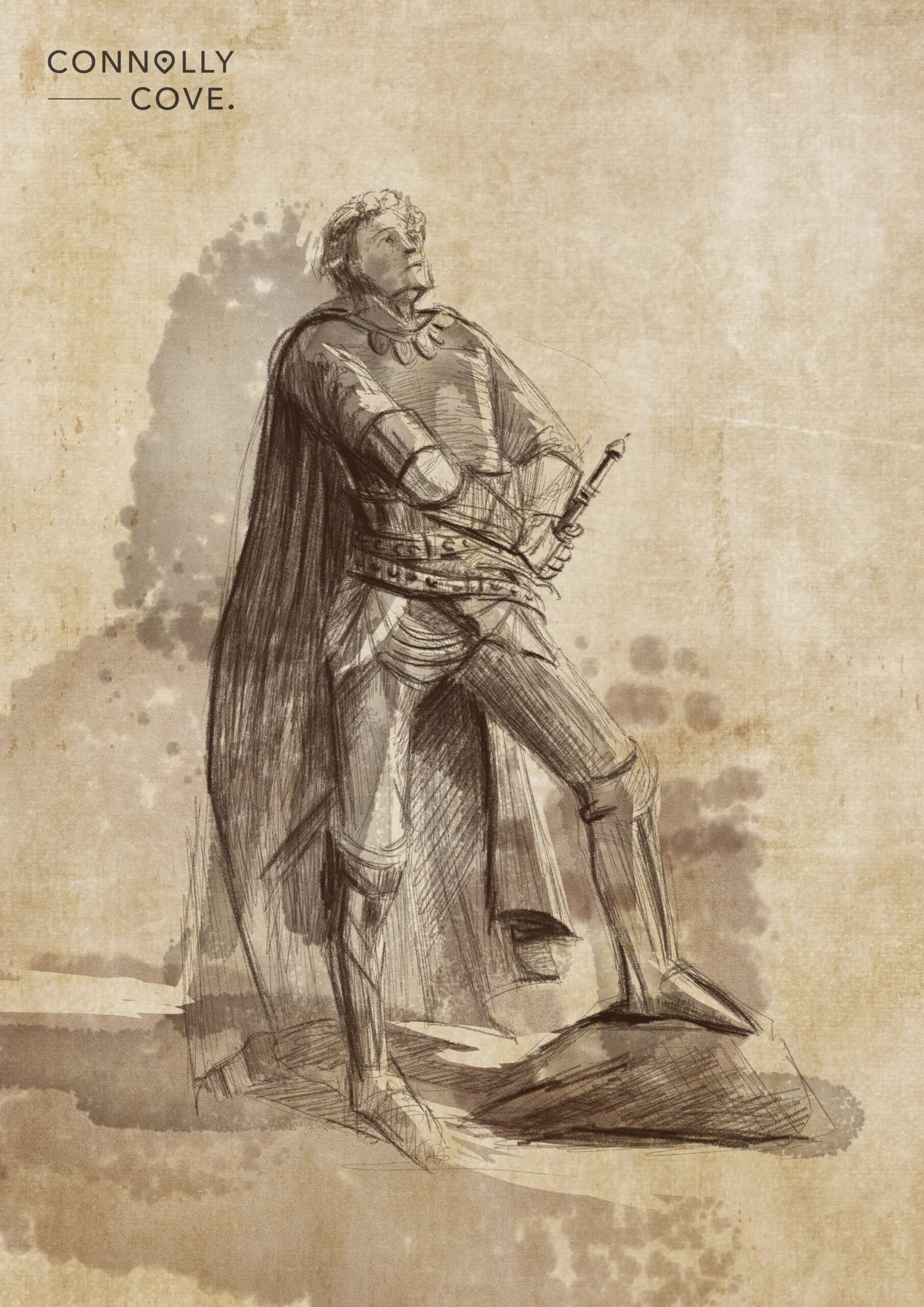 KING ARTHUR AND THE KNIGHTS OF THE ROUND TABLE ILLUSTRATED BY GUSTAF T –  Steampunk Fortress, image size:1810x2560