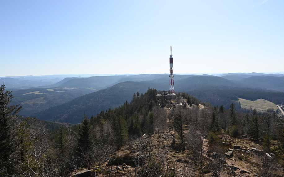 a panoramic view of the nature reserve, Les Ballons des Vosges
