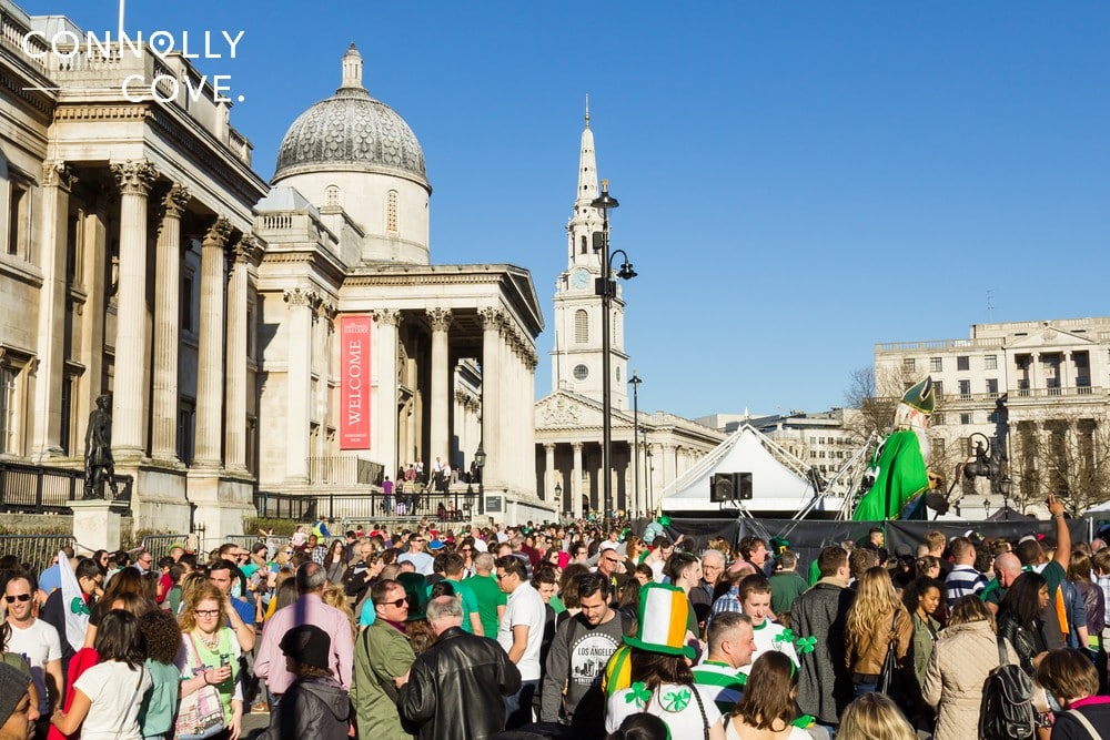 London in the Spring - St Patrick's Day in London during springtime is a lively and exciting celebration