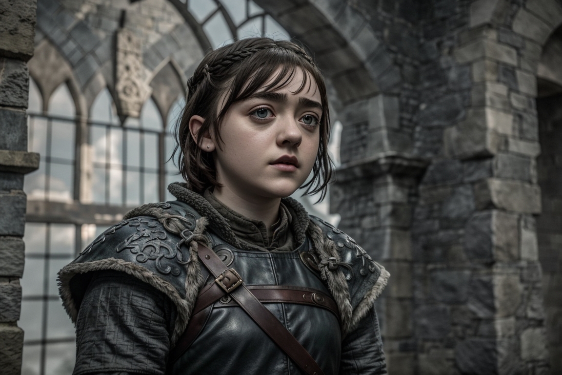 Maisie Williams as Arya Stark