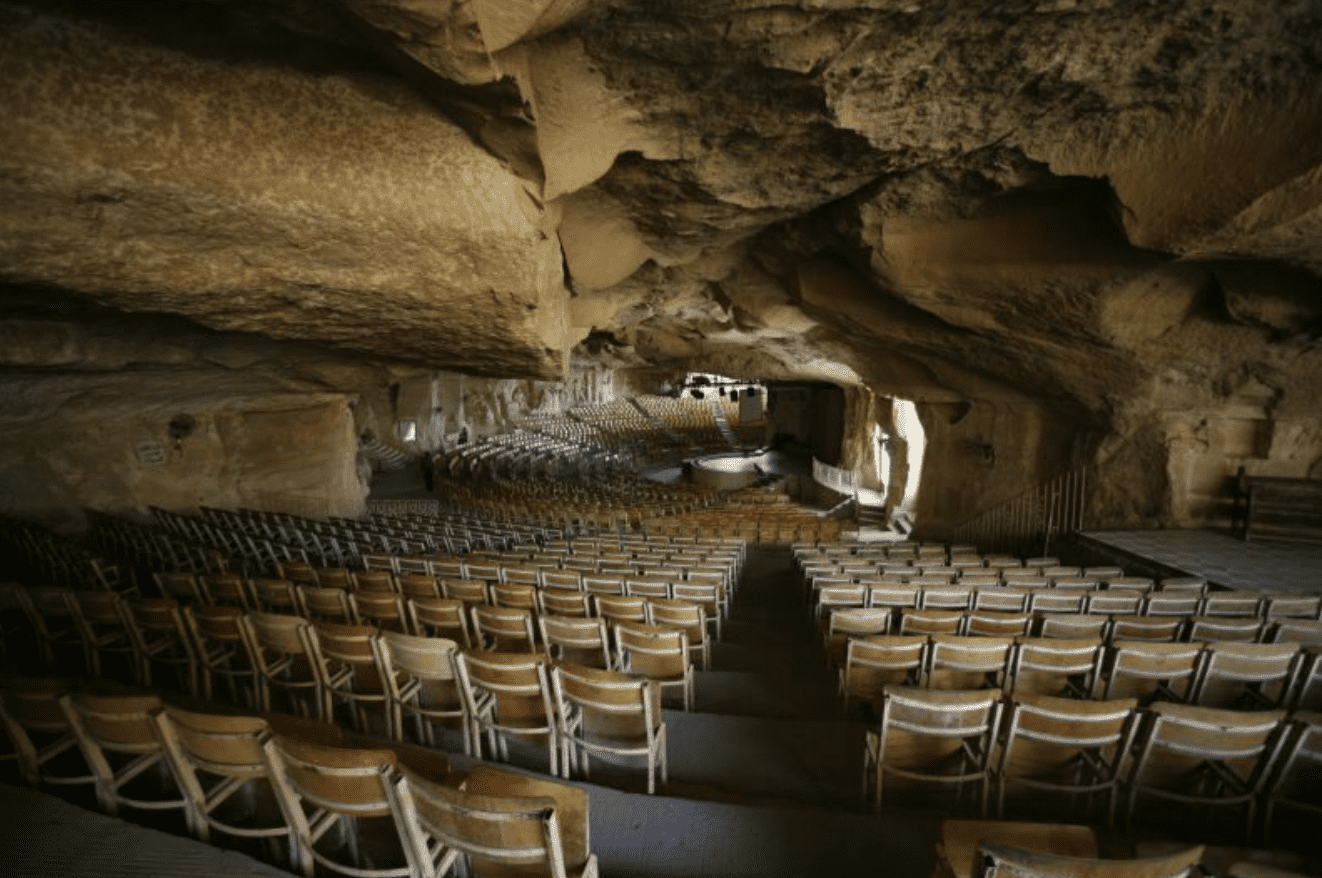 Nestled in a quiet cave this monastery in Cairo is one of a kind.