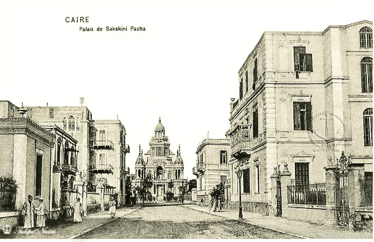 Old drawing of El Sakkakini Palace