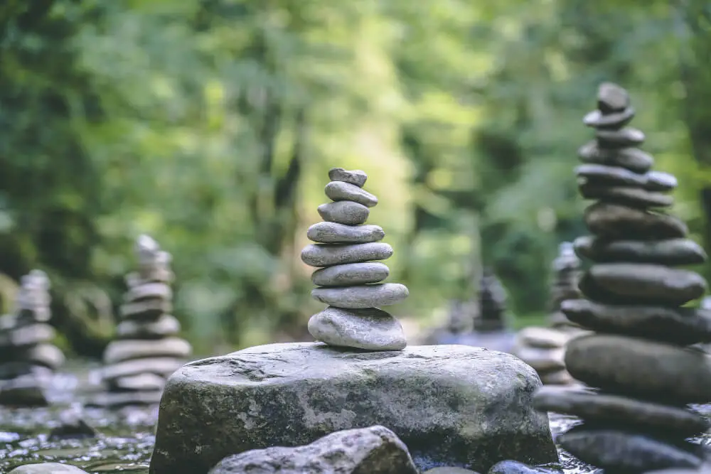 Stone stacking