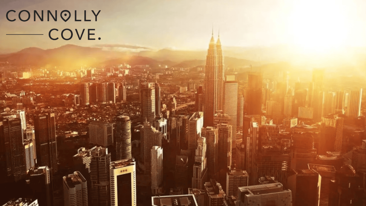 Sunrise over Kuala Lumpur in Malaysia Southeast Asia Region