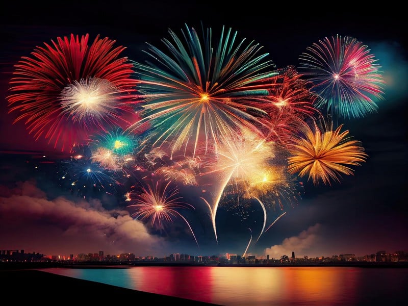 The Art and Science of Fireworks, Lighting up the night sky