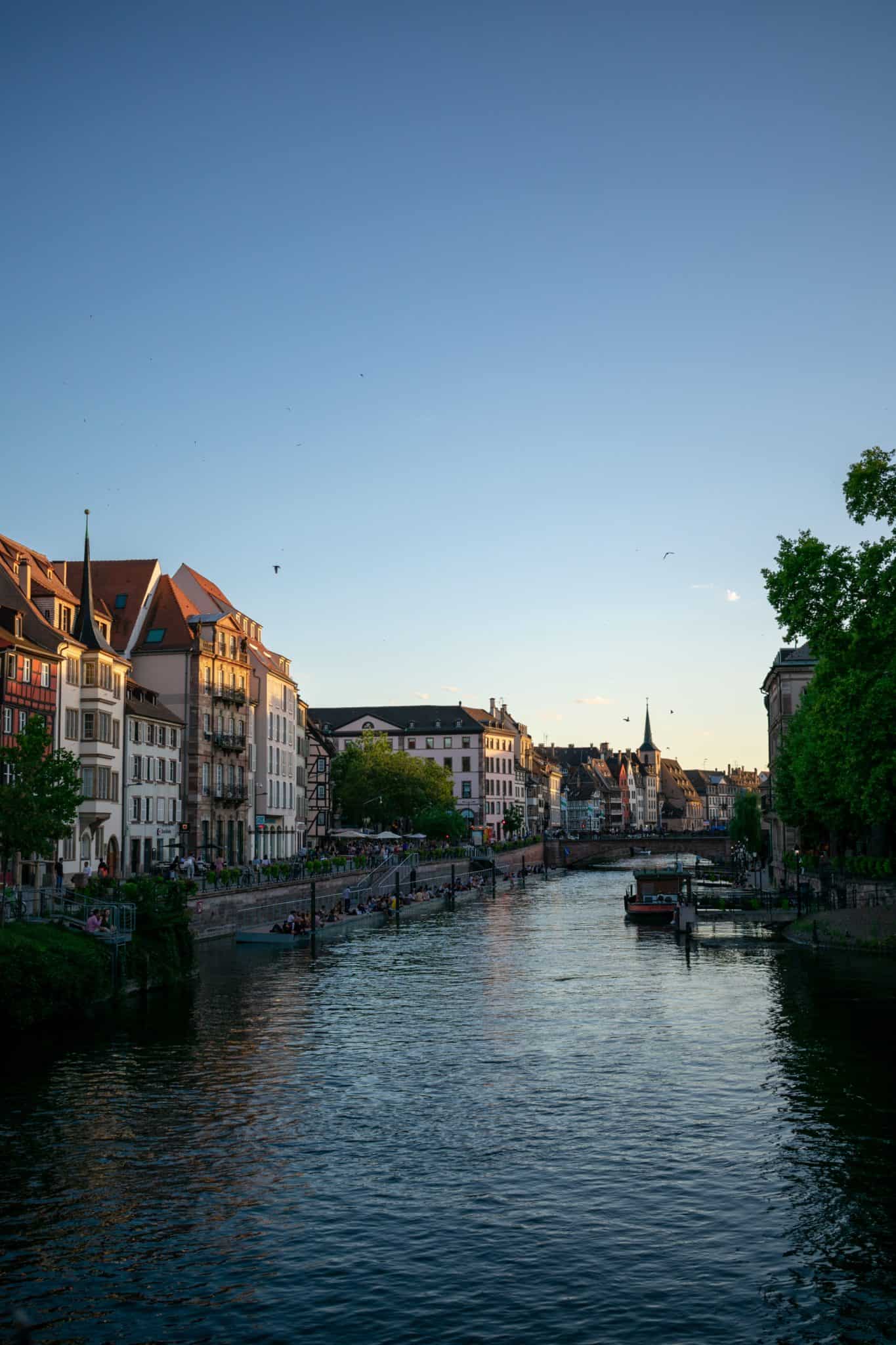 The beautiful scenery of Strasbourg City