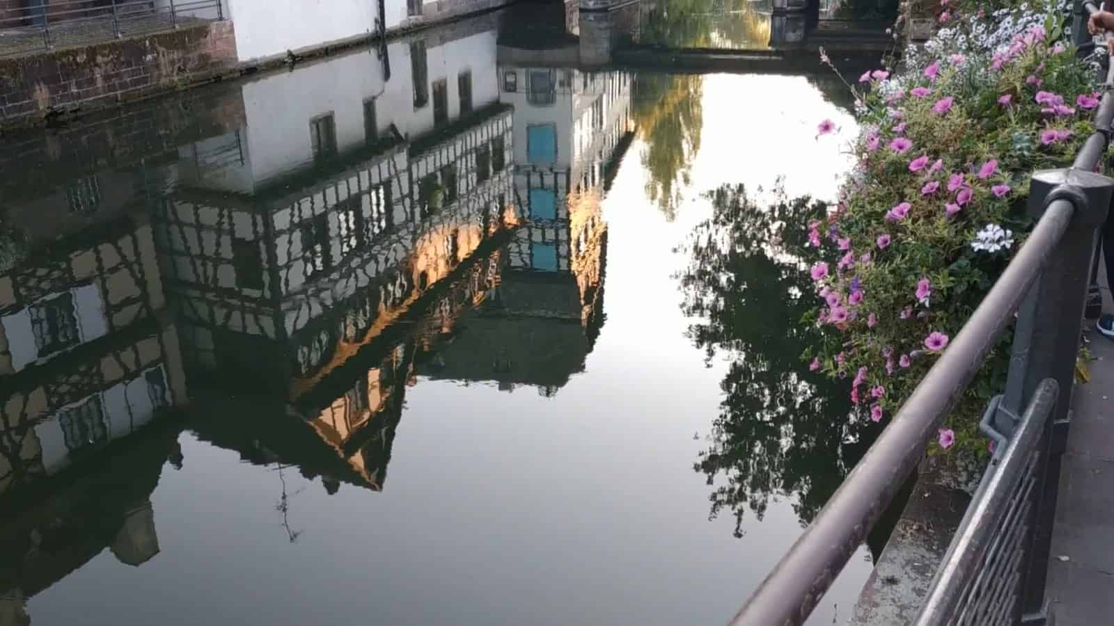 The beautiful traditional houses of Le Petite France district in Strasbourg