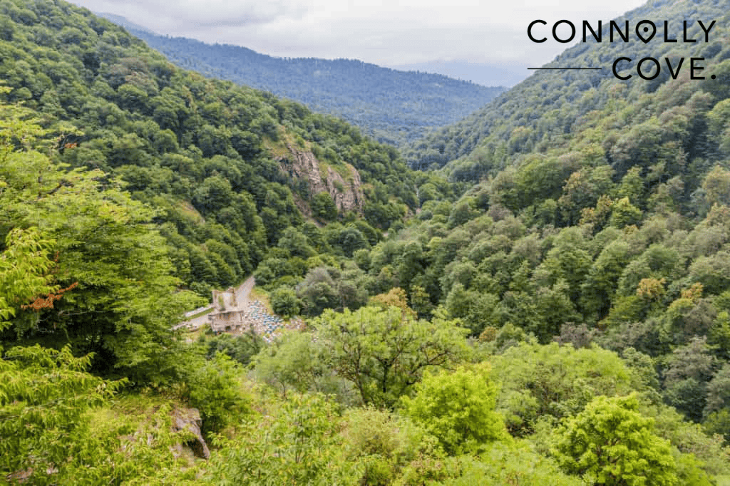 The landscape of Dilijan National Park in Armenia Asia