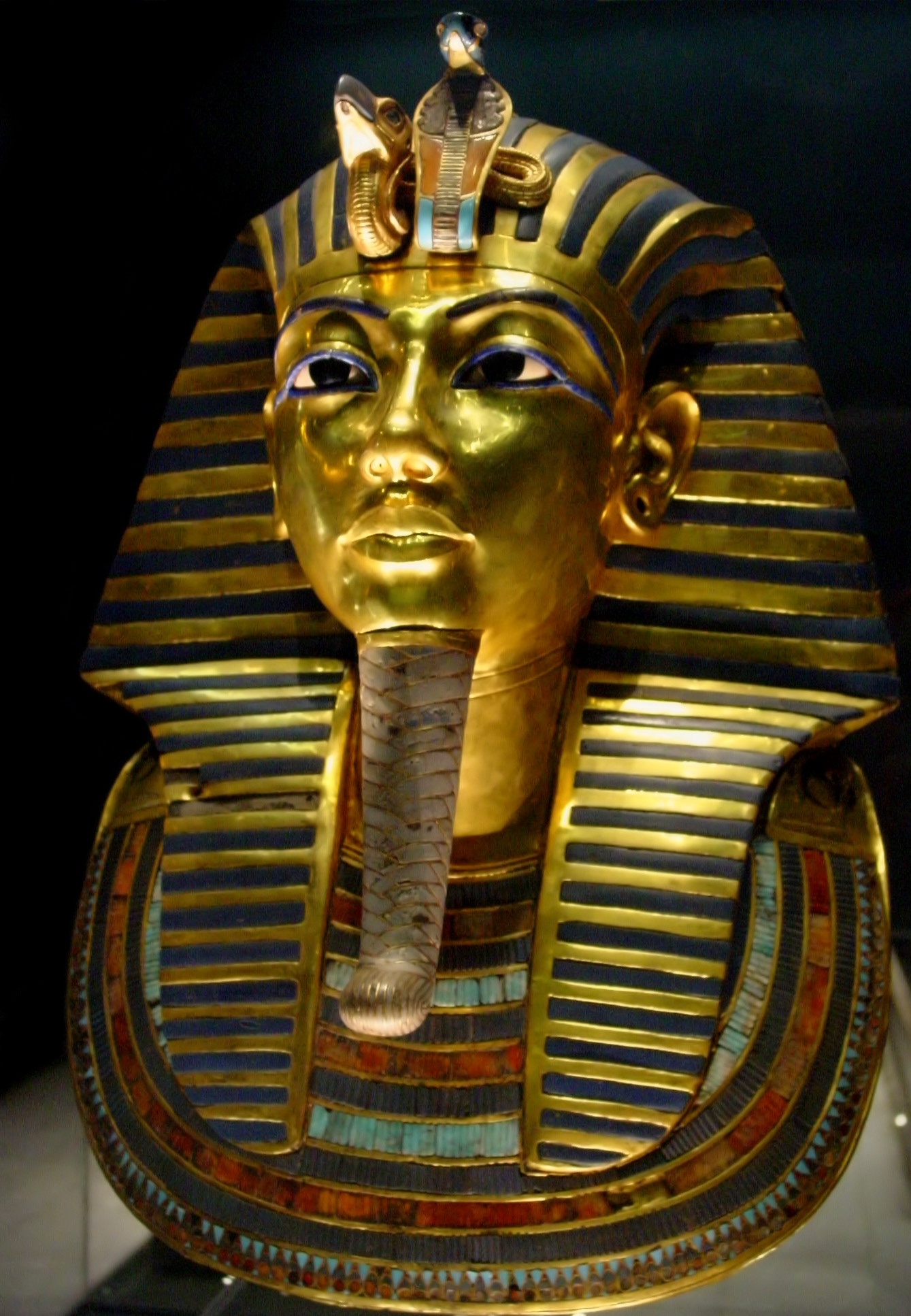 King Tut's Mask at the Egyptian Museum, Cairo