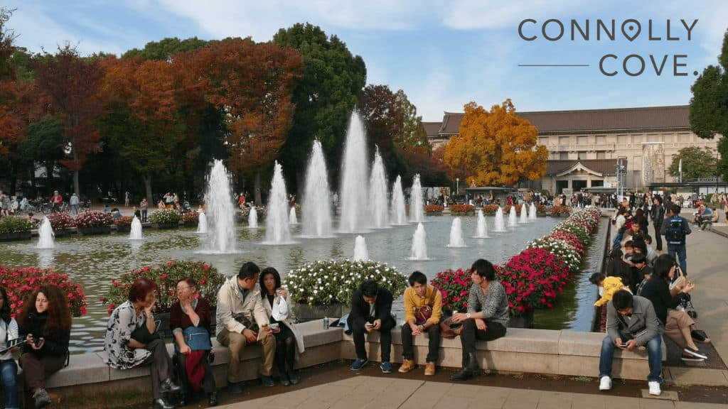 Ueno Park in Tokyo Japan Asia