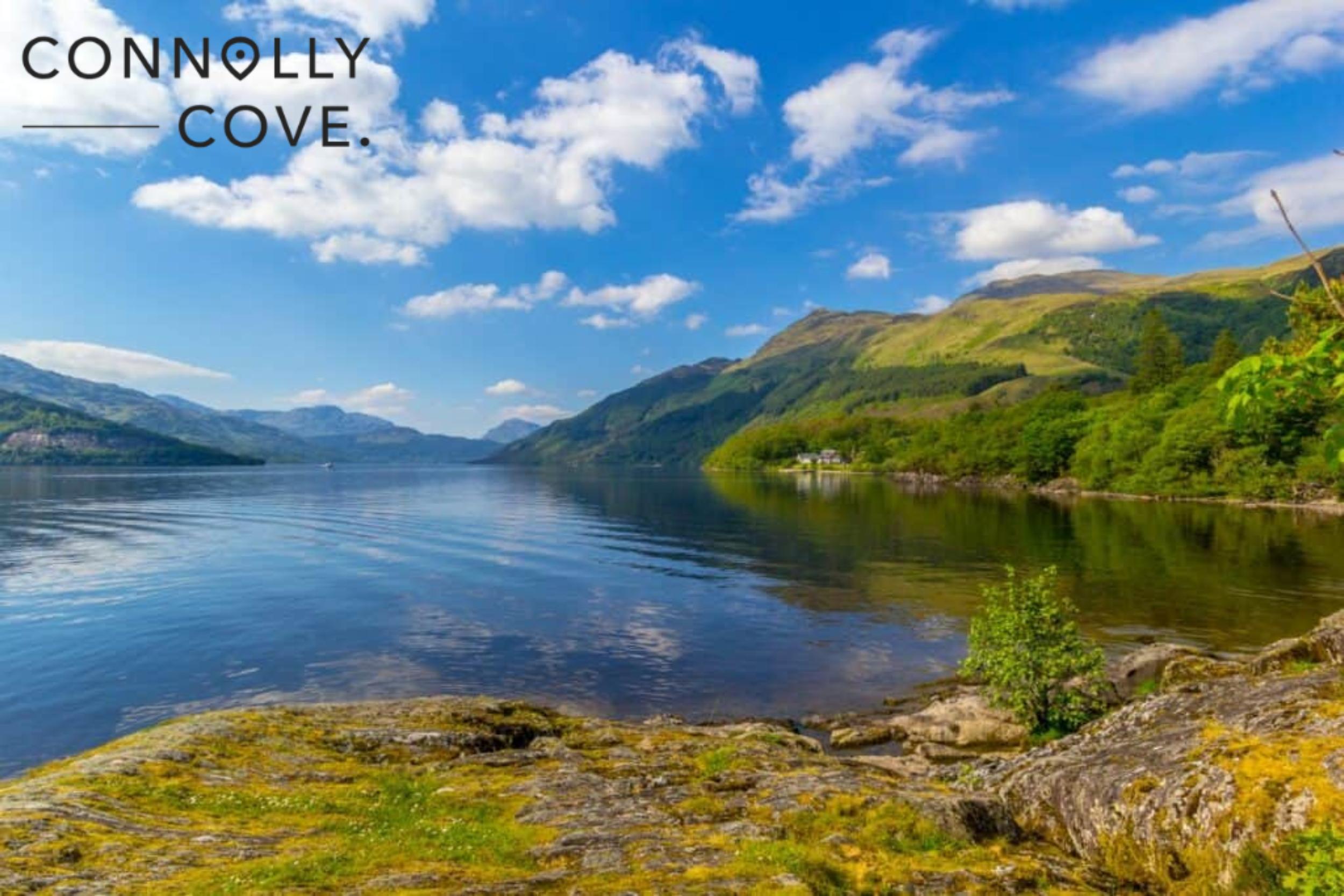 Loch Lomond during the Summer in Scotland, UK