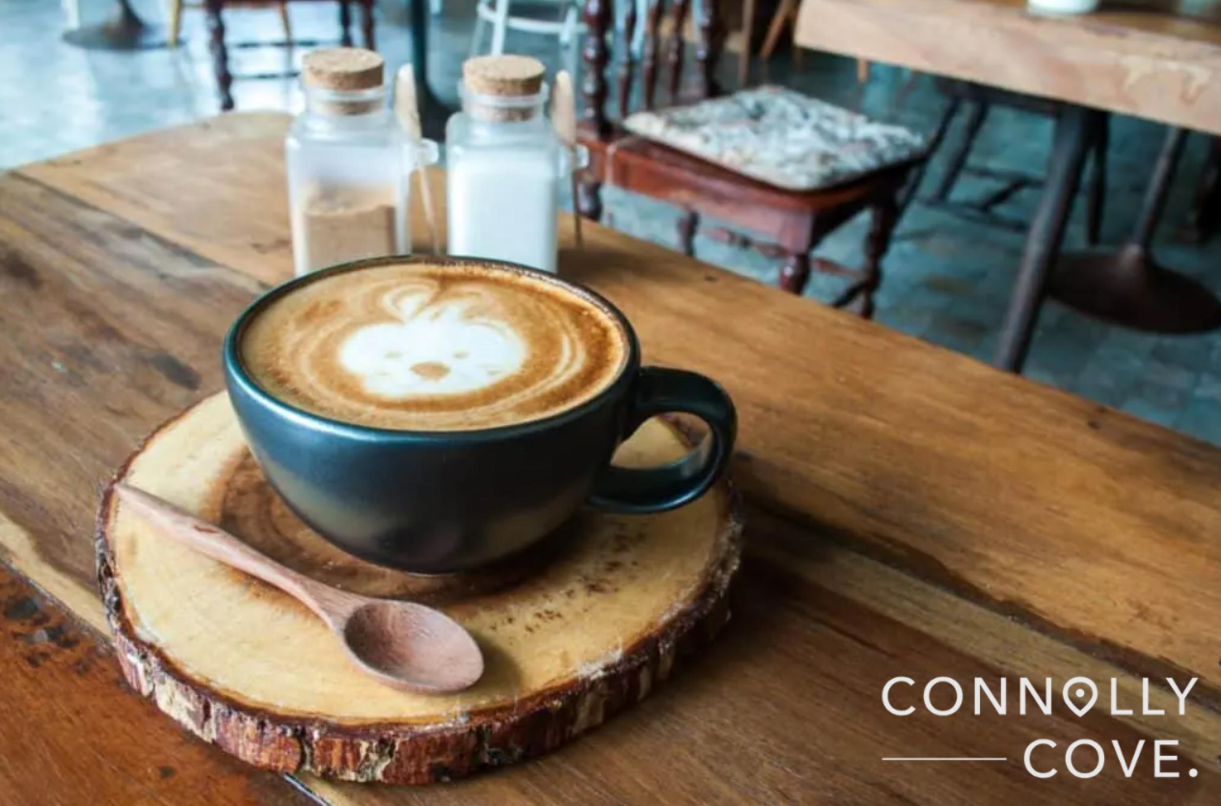 There are many places to enjoy your coffee in Brighton