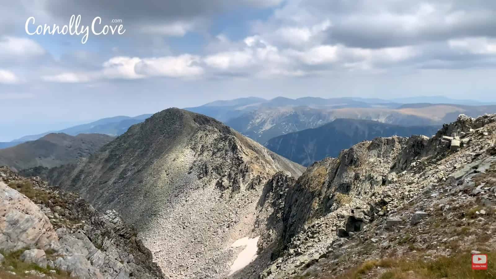 View from Mount Musala Peak