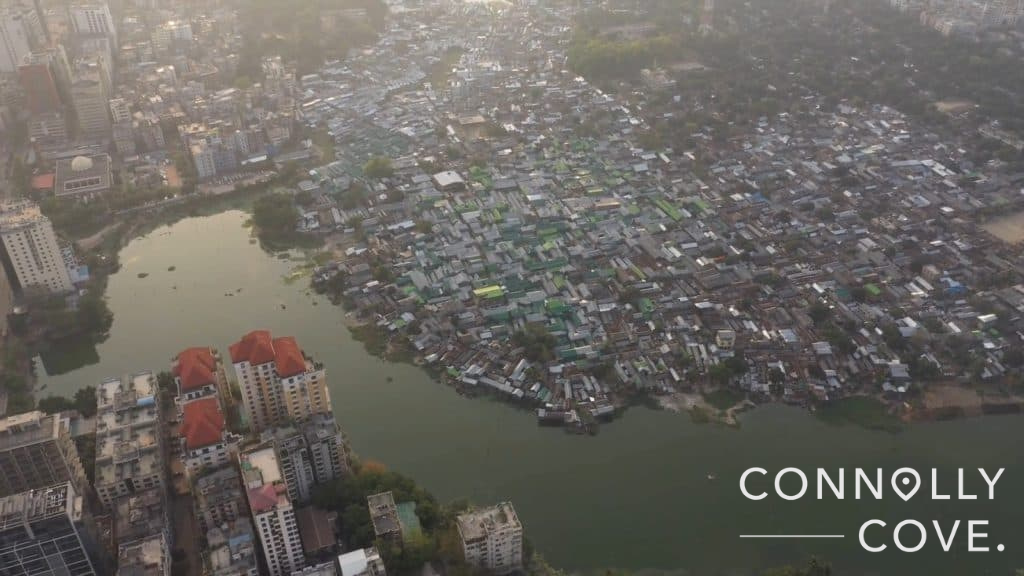 View over Dhaka in Bangladesh South Asia Region