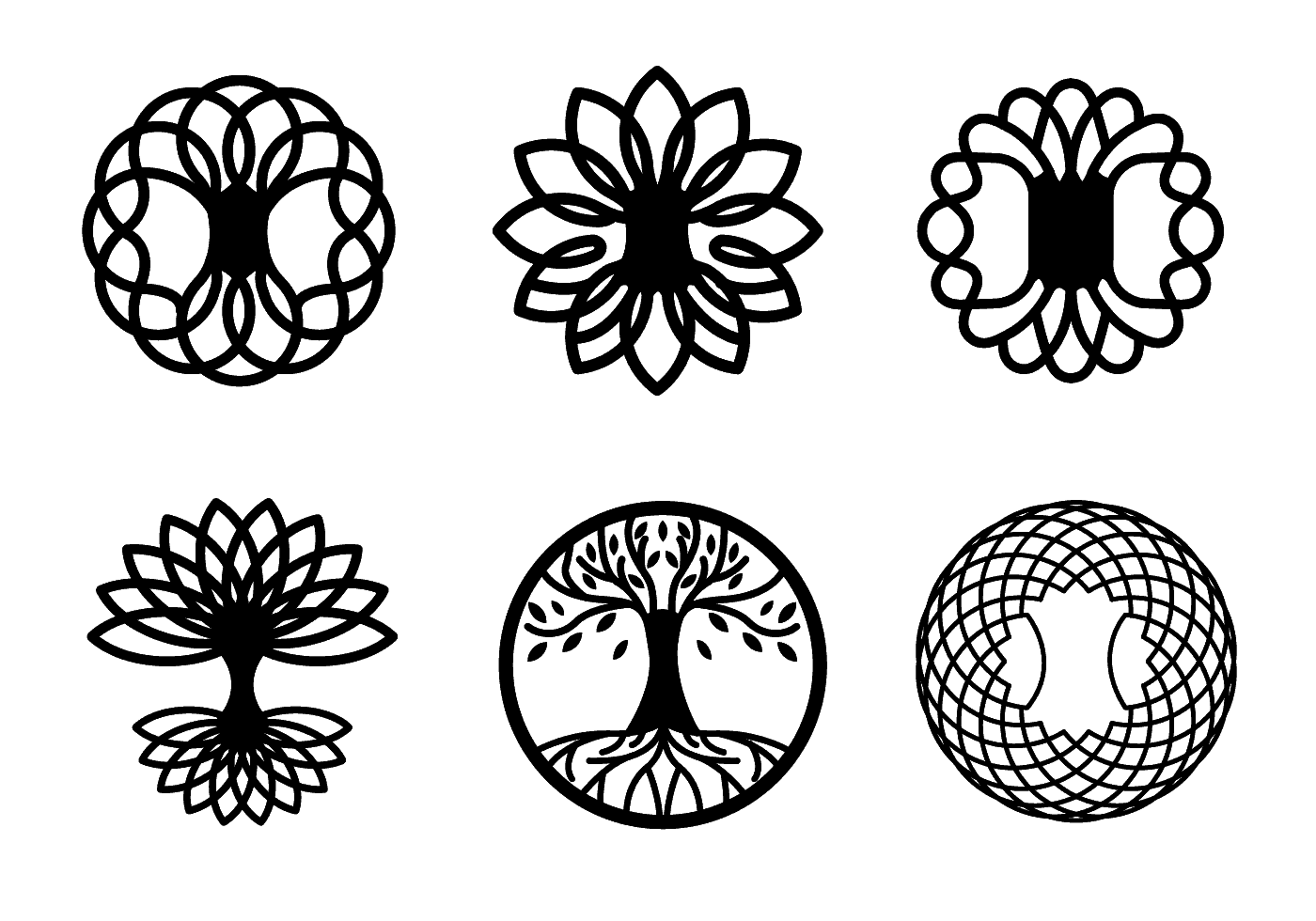 More Celtic Tree of Life Designs - Symbols of Ireland 