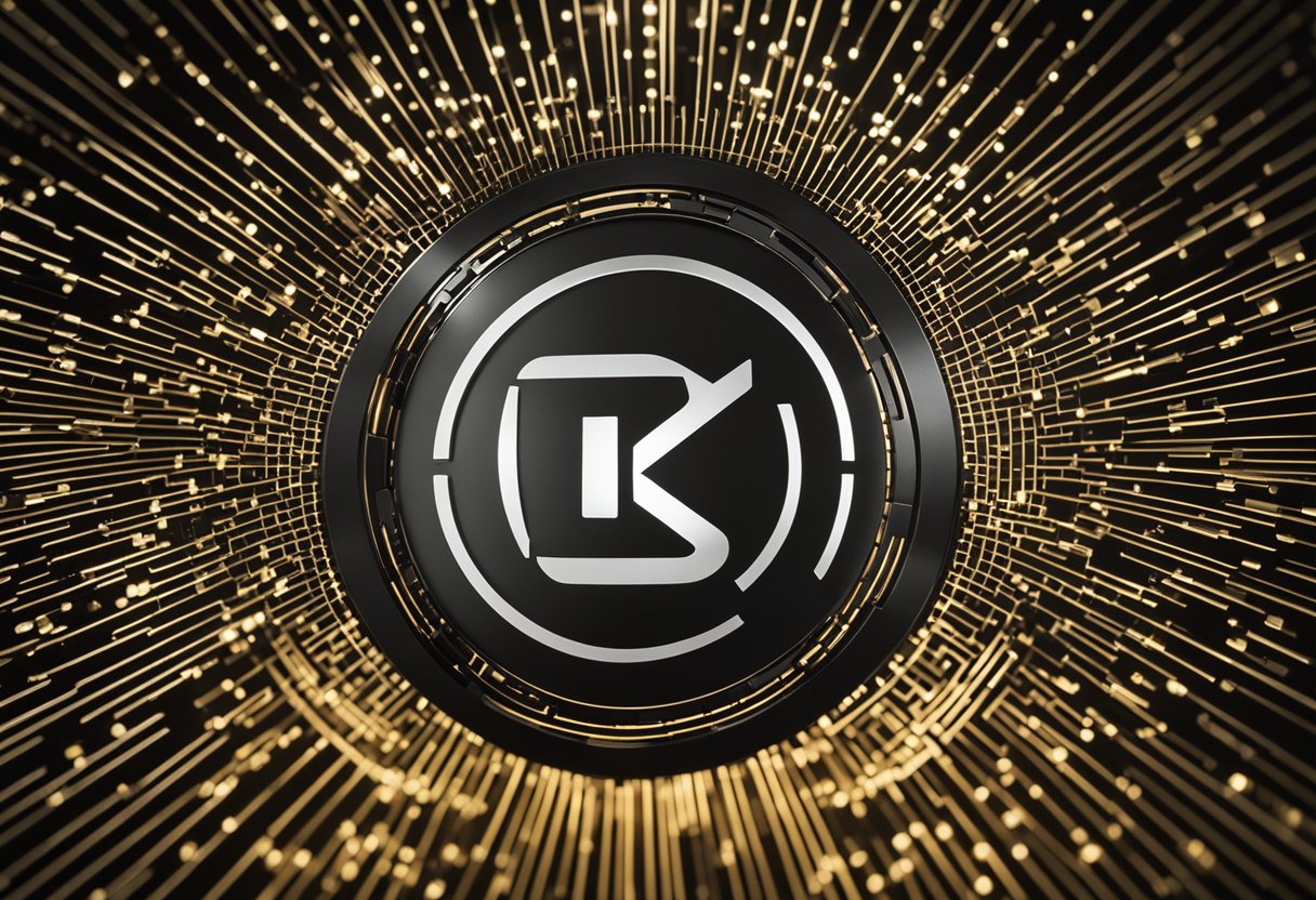 A tech company logo and a cultural platform logo intersecting with a glowing line, symbolizing a successful partnership