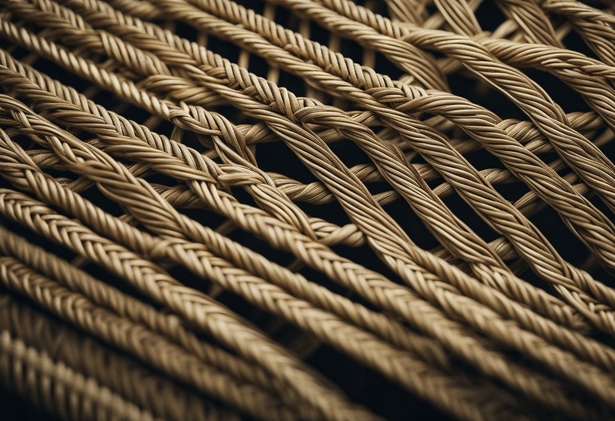 Irish Fashion - A traditional Irish loom weaves intricate patterns inspired by ancient folklore, showcasing the evolution of Irish fashion design