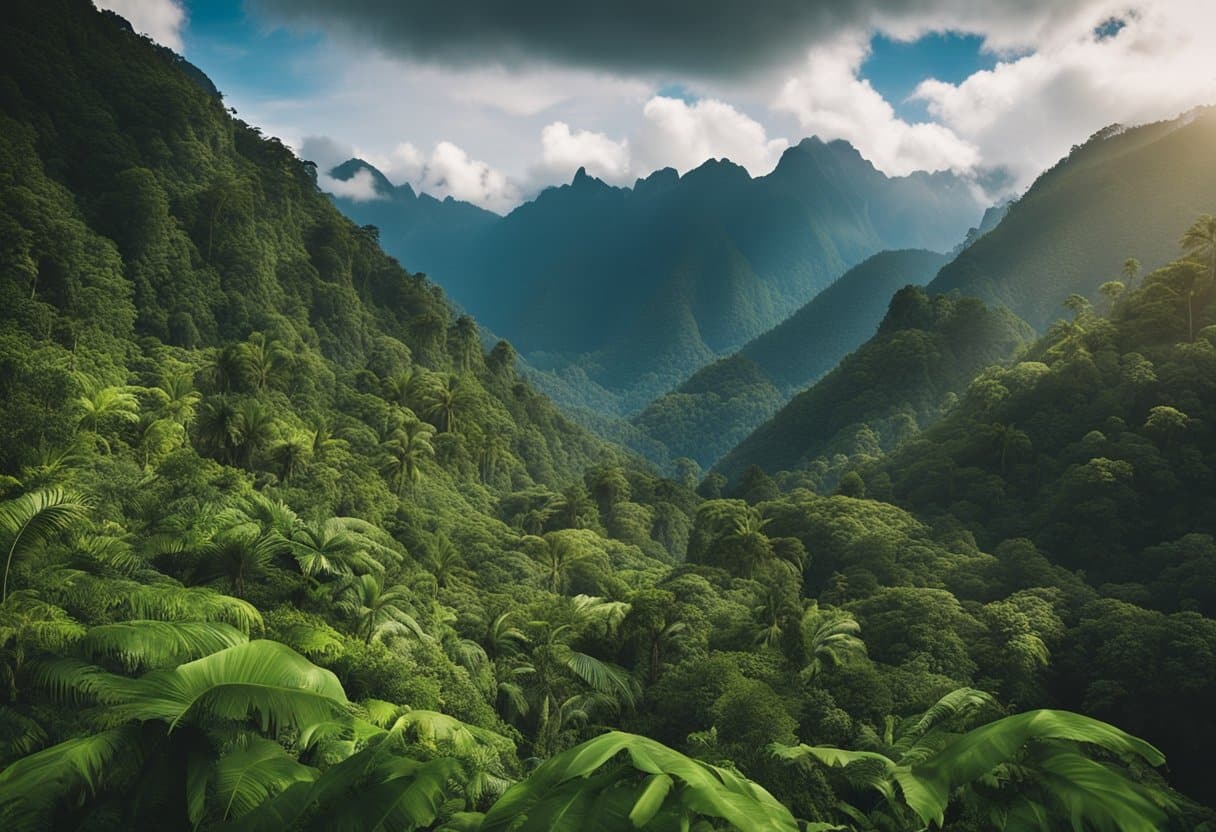 The Tradition of Herbal Medicine from the Amazon to the Alps: A Comparative Study
Lush rainforest meets rugged mountains, showcasing a diverse array of medicinal plants. The Amazon and the Alps converge, representing the tradition of herbal medicine