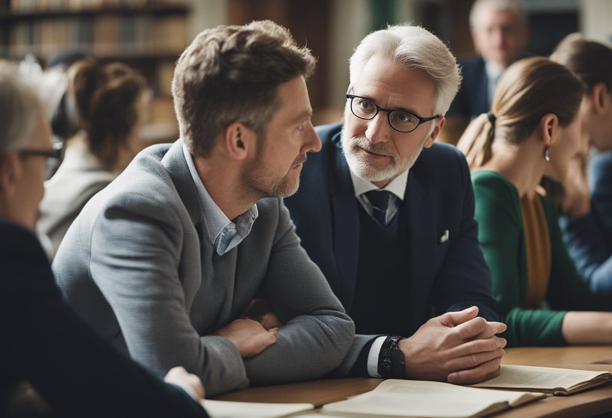 Irish educators abroad, exchanging knowledge and ideas across borders, representing the historical context of international education