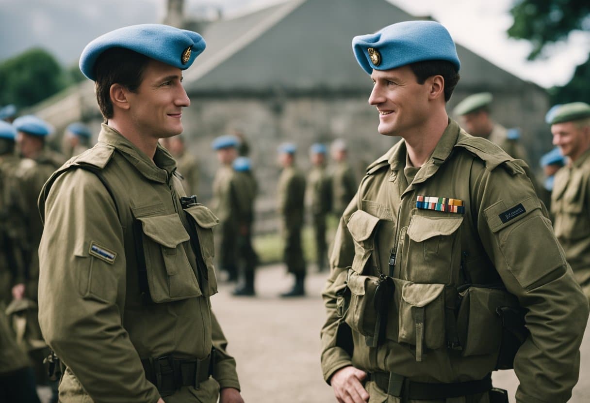 Irish peacekeepers engage in cultural exchanges, building capacity and sharing lessons learned. Global impact evident