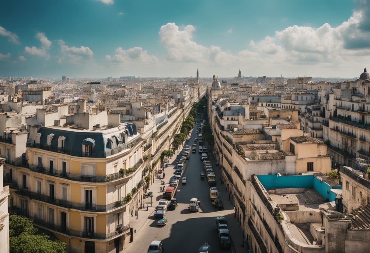 The bustling streets of Paris and the colorful buildings of Havana serve as the backdrop for Hemingway's early life and inspiration