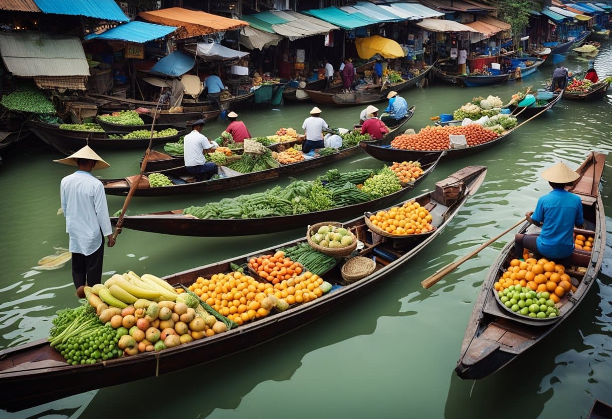 The Floating Markets of Southeast Asia: A Snapshot of Aquatic Commerce