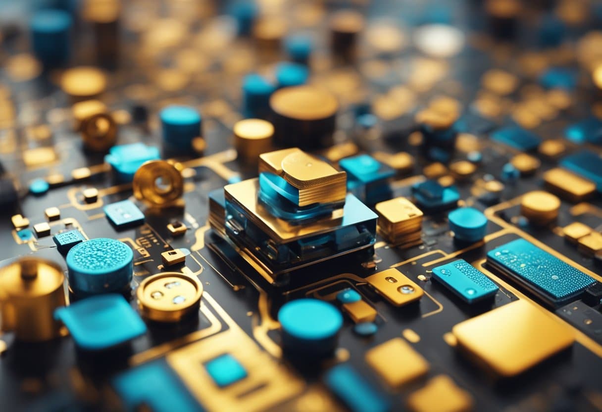 A vibrant palette of digital tools and cultural symbols intertwine, forming a dynamic bridge between technology and creativity