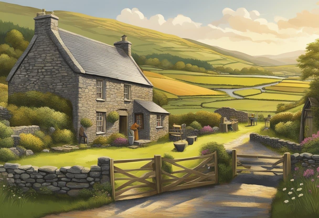 An Irish craft tour showcases traditional weaving, pottery, and woodworking in a picturesque countryside setting