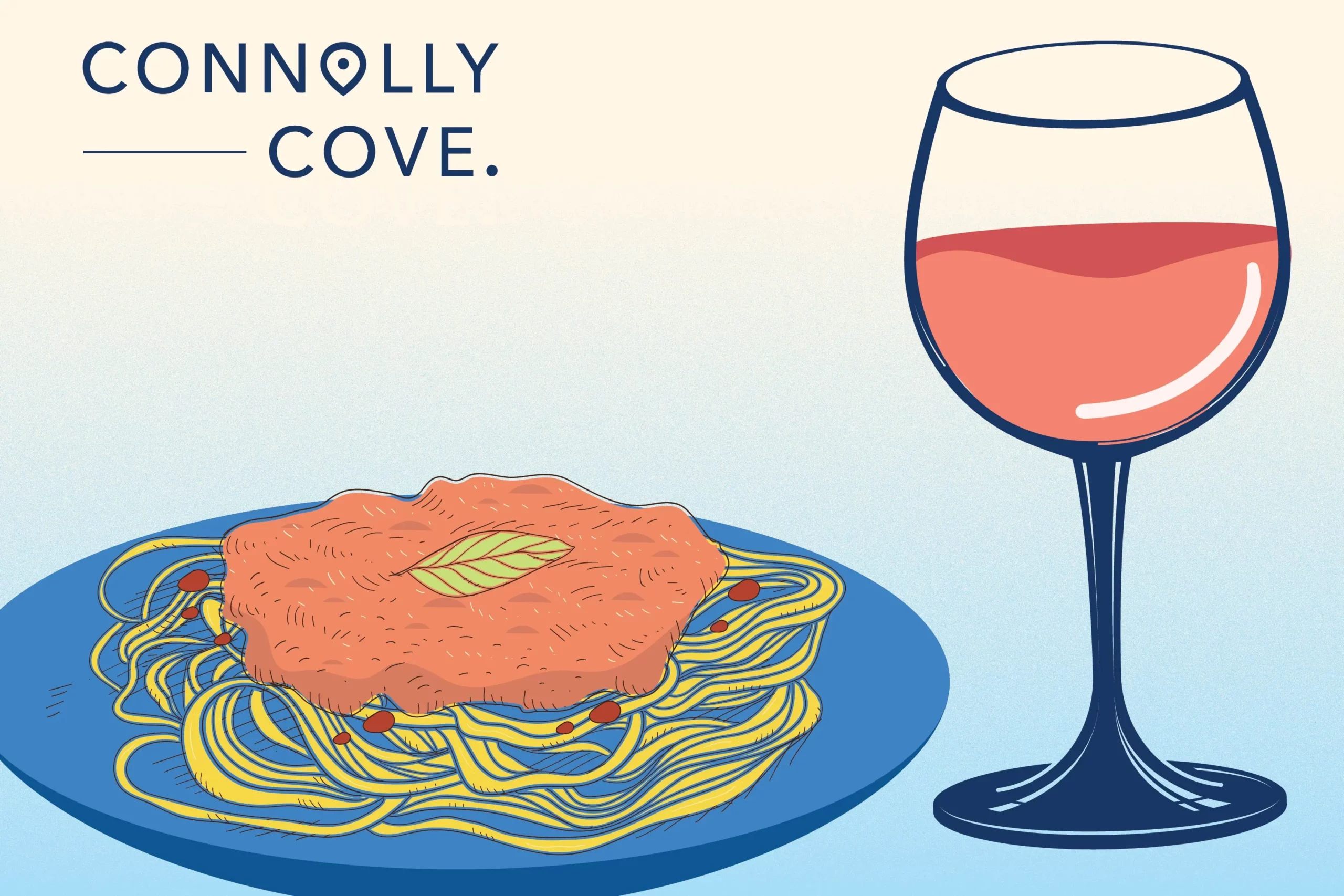 italian food illustration