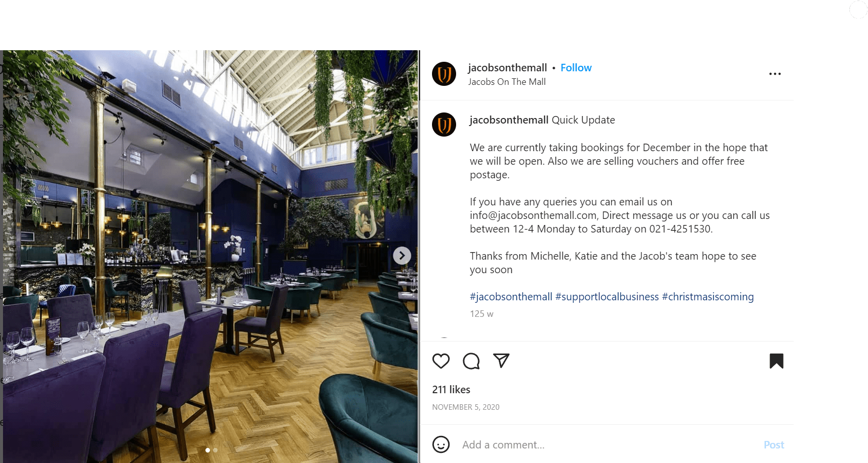 Eat in Cork