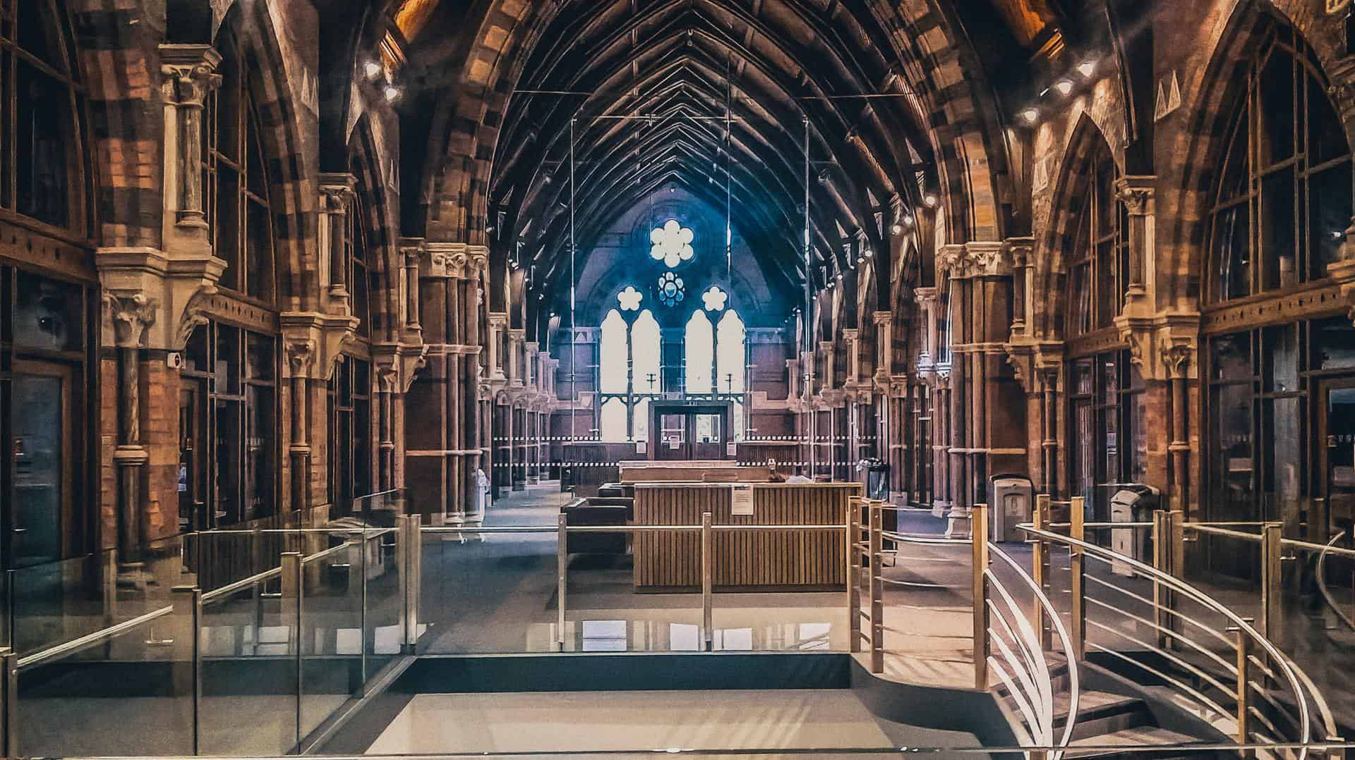 An imposing library of Queen's University