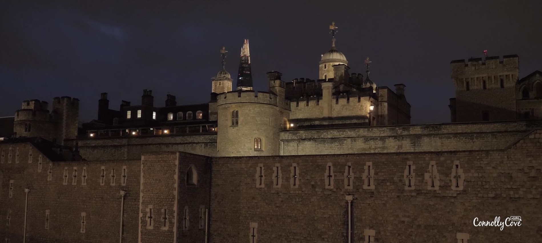 London at night