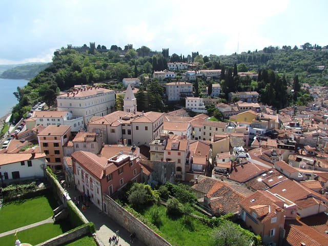 Piran Town on the Slovenian Coast