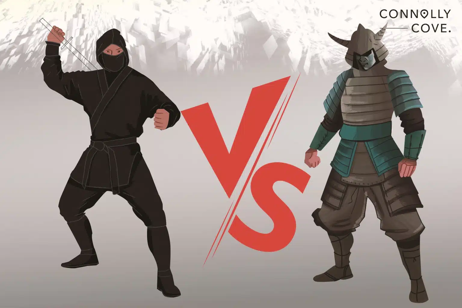 ninja verses samurai