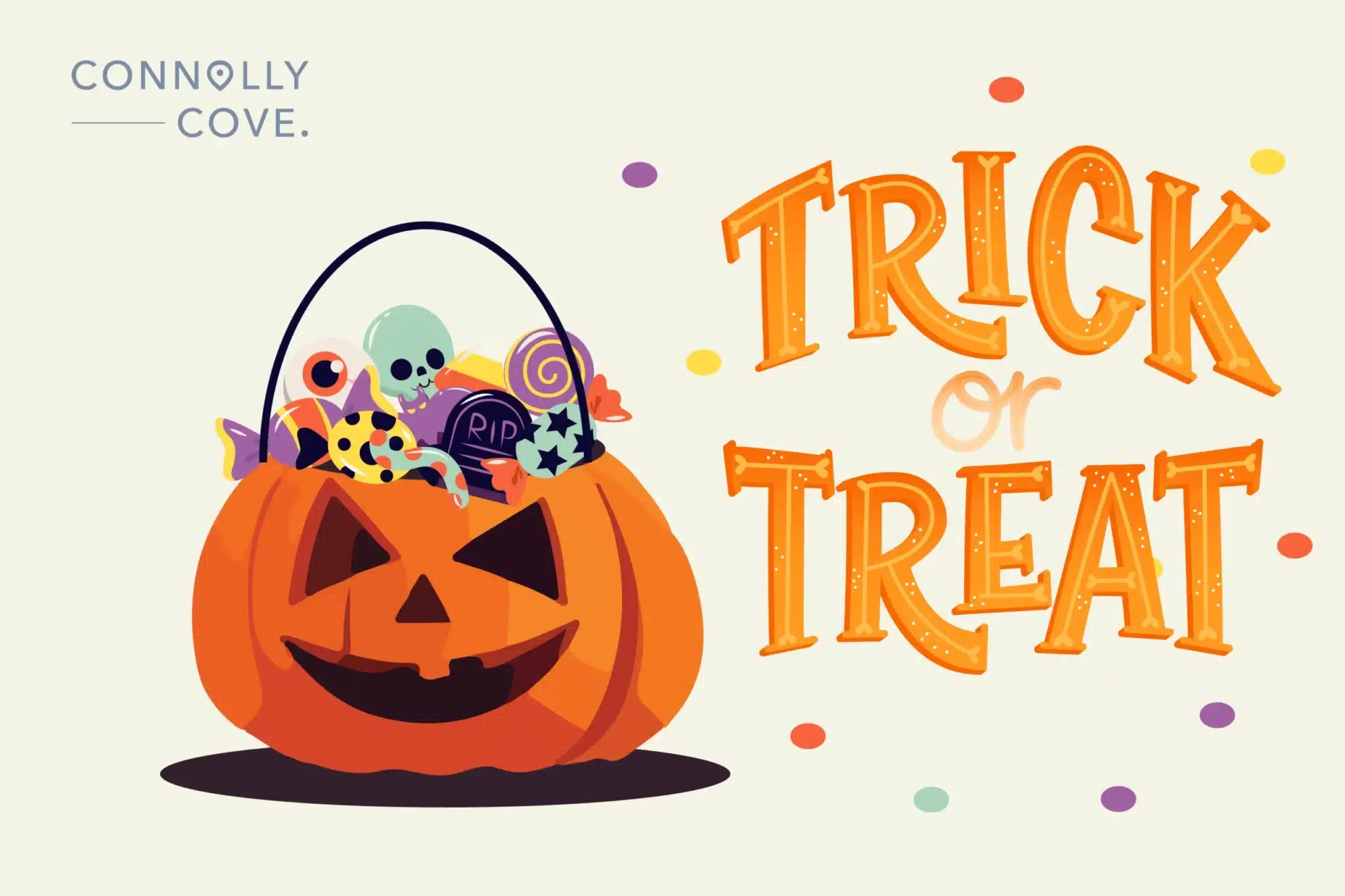 trick or treat - Evolution of Halloween traditions - display showing ancient Celtic Samhain customs alongside modern Irish Halloween celebrations