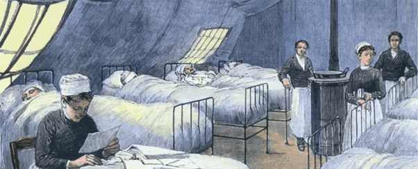 victorian hospital illustration