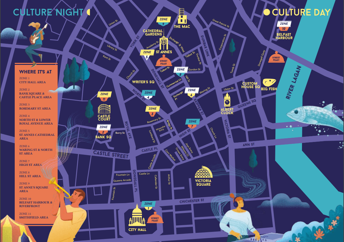 what-is-culture-night-belfast-map
