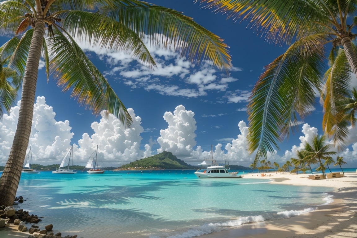 Background image of Caribbean