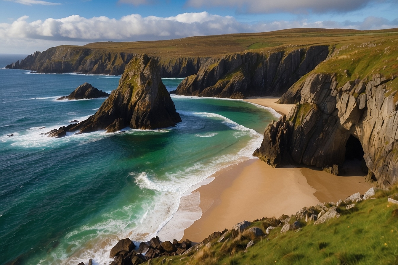 Background image of Top Attractions and Sights of County Donegal