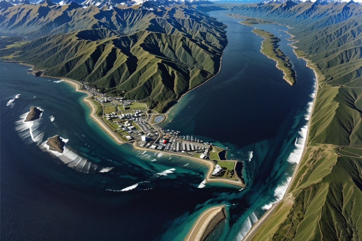 Background image of New Zealand