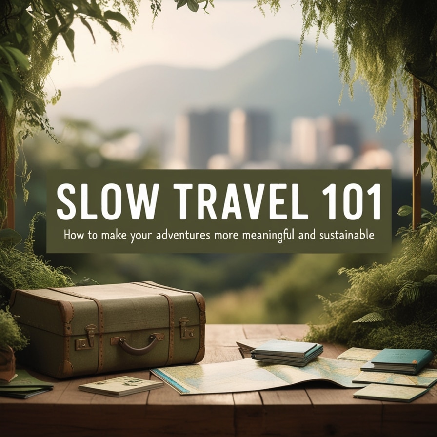 Slow Travel 101: How to Make Your Adventures More Meaningful and Sustainable