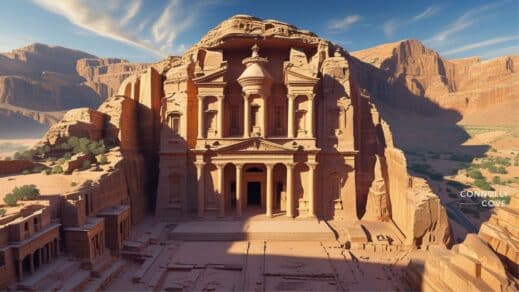 The Ancient City of Petra: The Rose-Red Desert City of Ancient Wonders