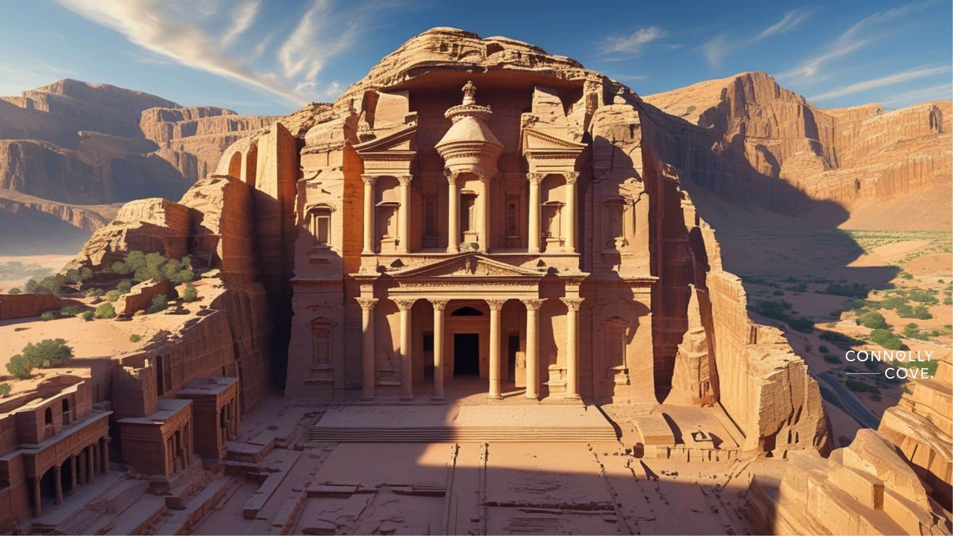 The Ancient City of Petra: The Rose-Red Desert City of Ancient Wonders